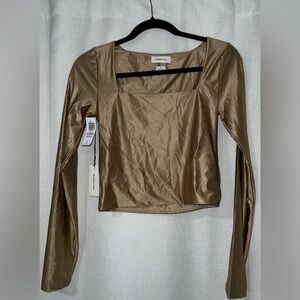 Aritzia gold top